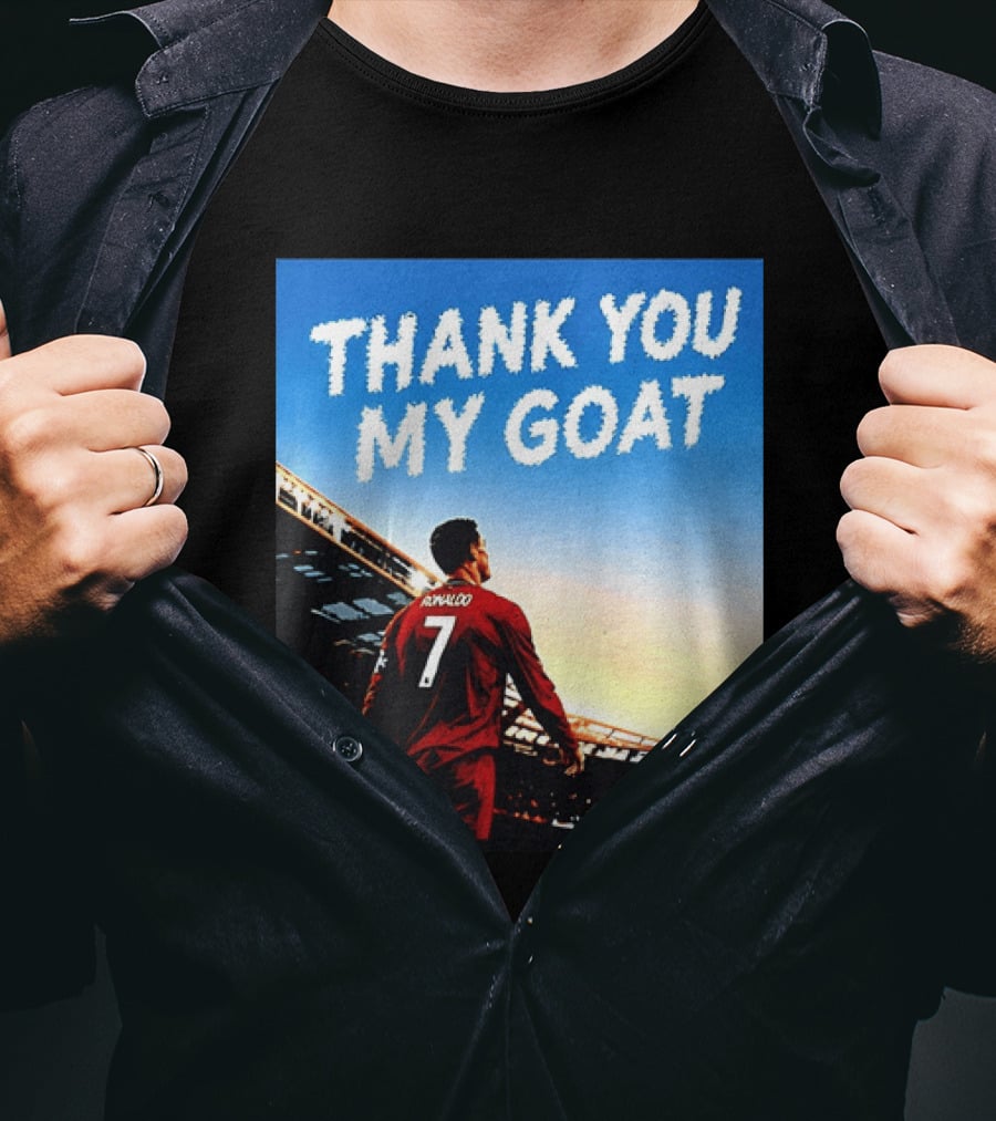 Thank You My Goat Cristiano Ronaldo 7 Portugal National Team T-Shirt
