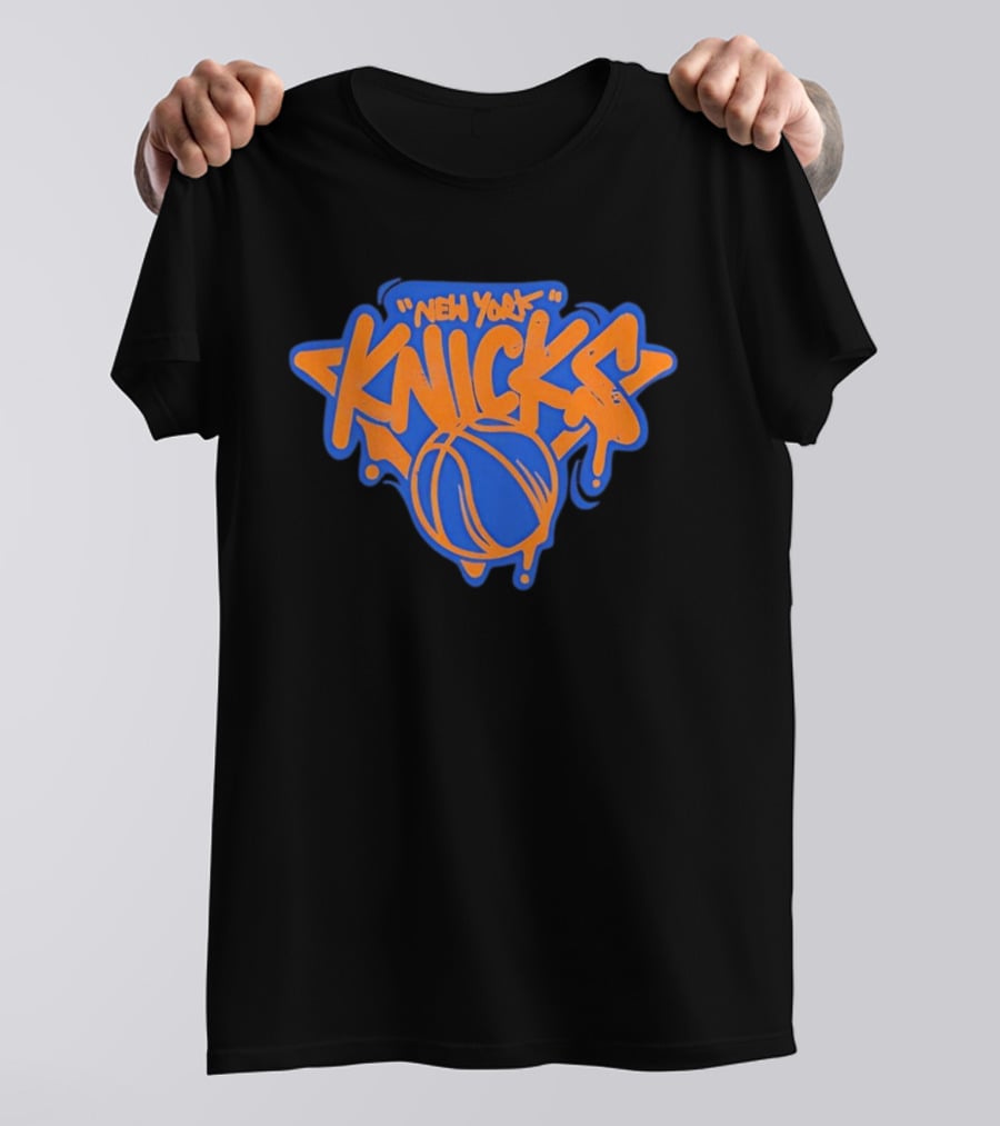 New York Knicks Streetwear Graffiti Basketball T-Shirt