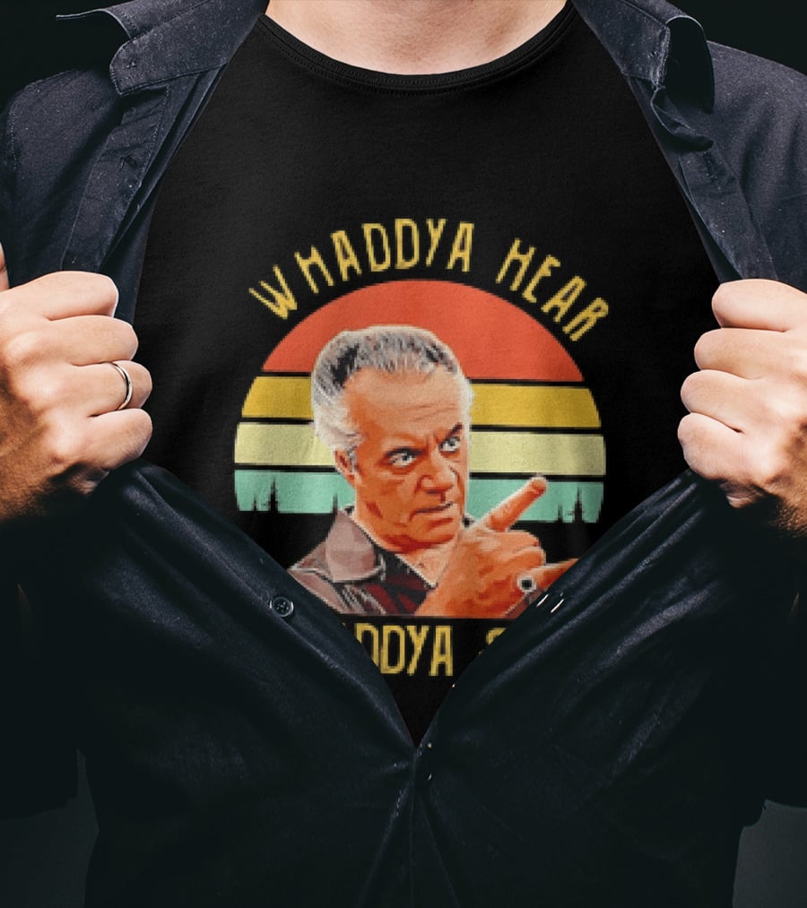 The Sopranos Paulie Walnuts Whaddya Hear Whaddya Say T-Shirt