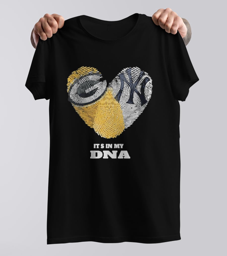 Heart Fingerprint It's In My DNA New York Yankees T-Shirt