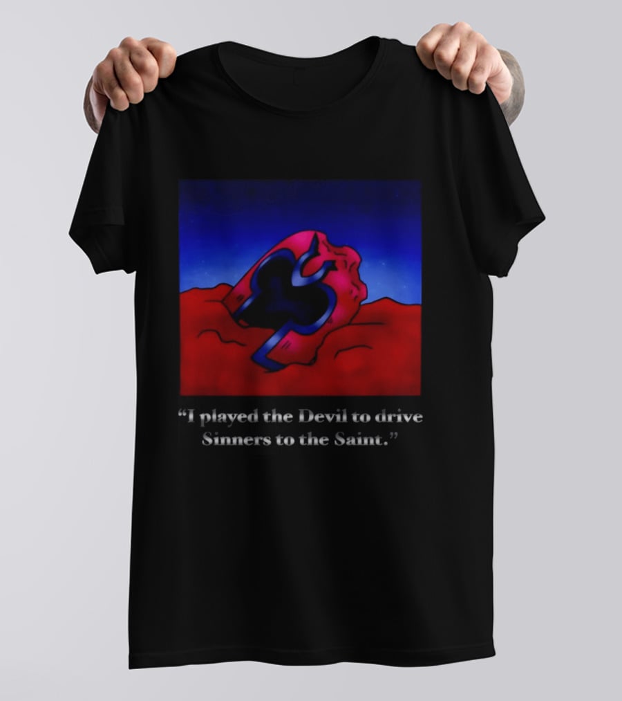 Magneto Helmet I Played The Devil To Drive Sinners To The Saint T-Shirt