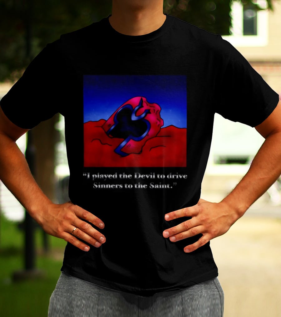 Magneto Helmet I Played The Devil To Drive Sinners To The Saint T-Shirt