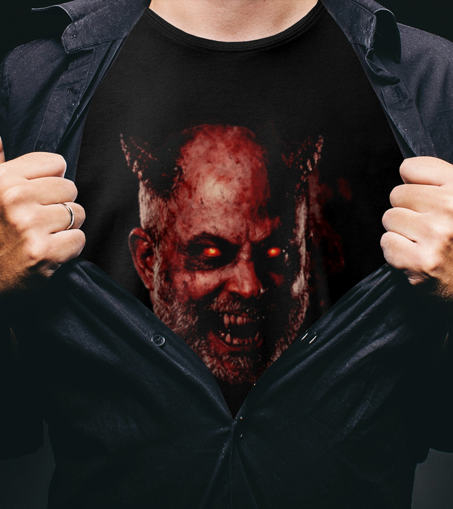 Mark R Levin The True Face Of Evil Political Satire Demonized T-Shirt