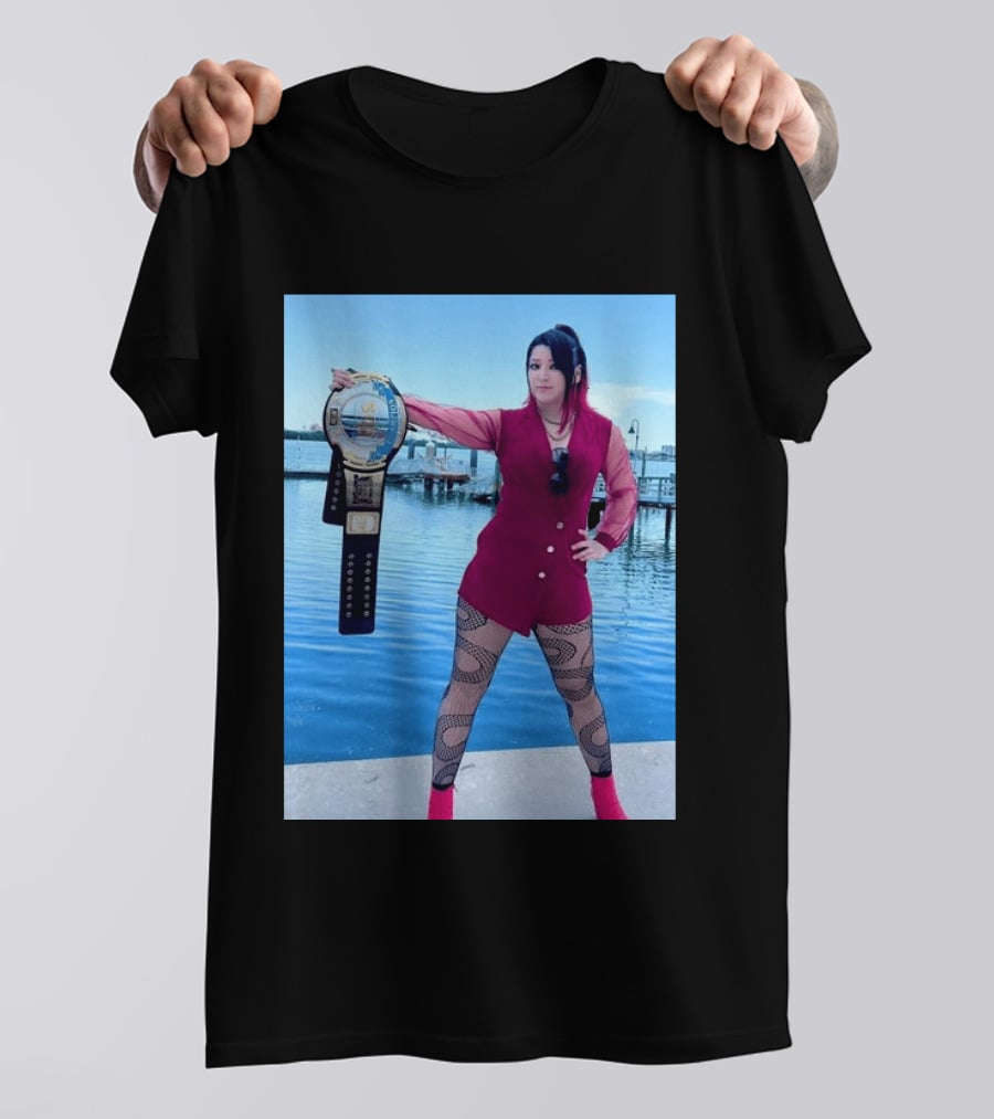 We Are At The Beach Hikaru Shida Wrestling Champion Dockside T-Shirt