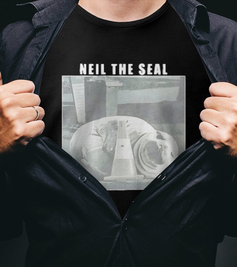 Neil The Seal With Traffic Cone Become Ungovernable T-Shirt