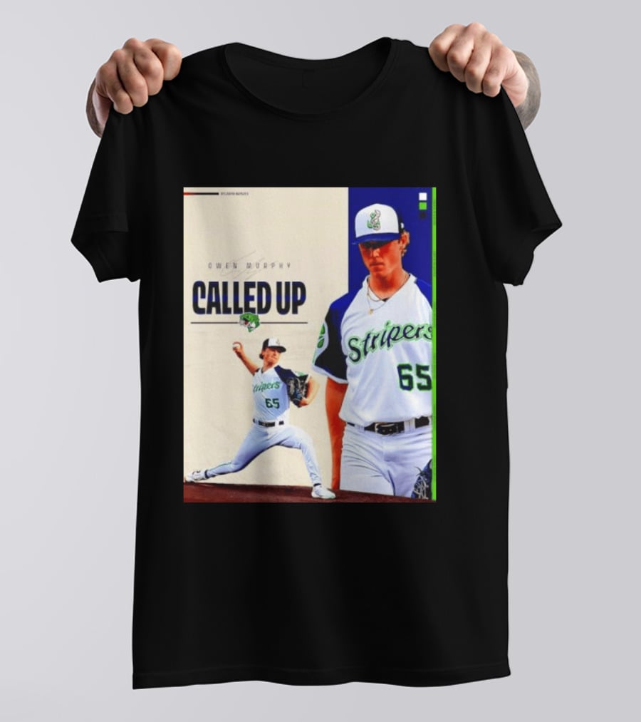 Owen Murphy Called Up Stripers 65 Player Announcement T-Shirt