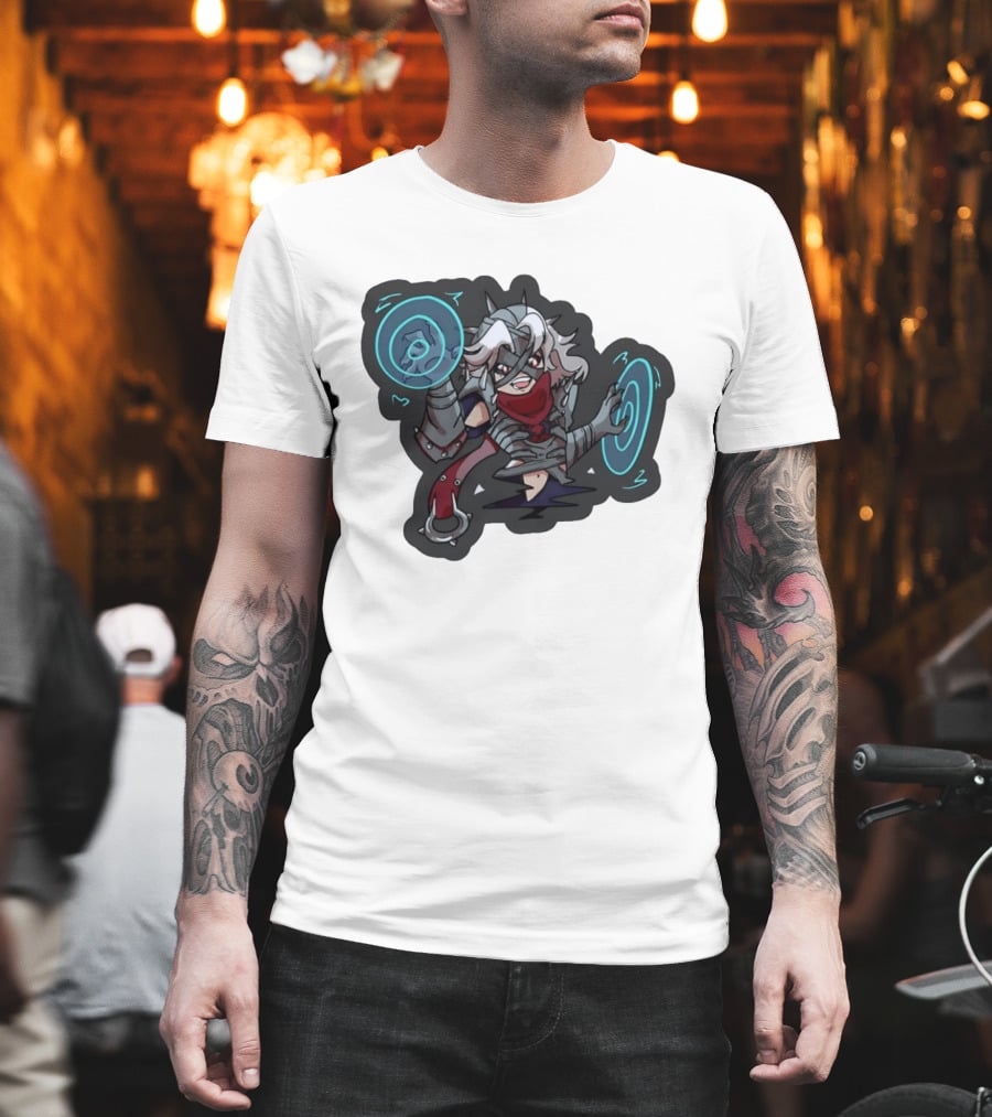 Chibi Warrior Anime Magic Casting Enchanted Spells Gaming Adventure T-Shirt