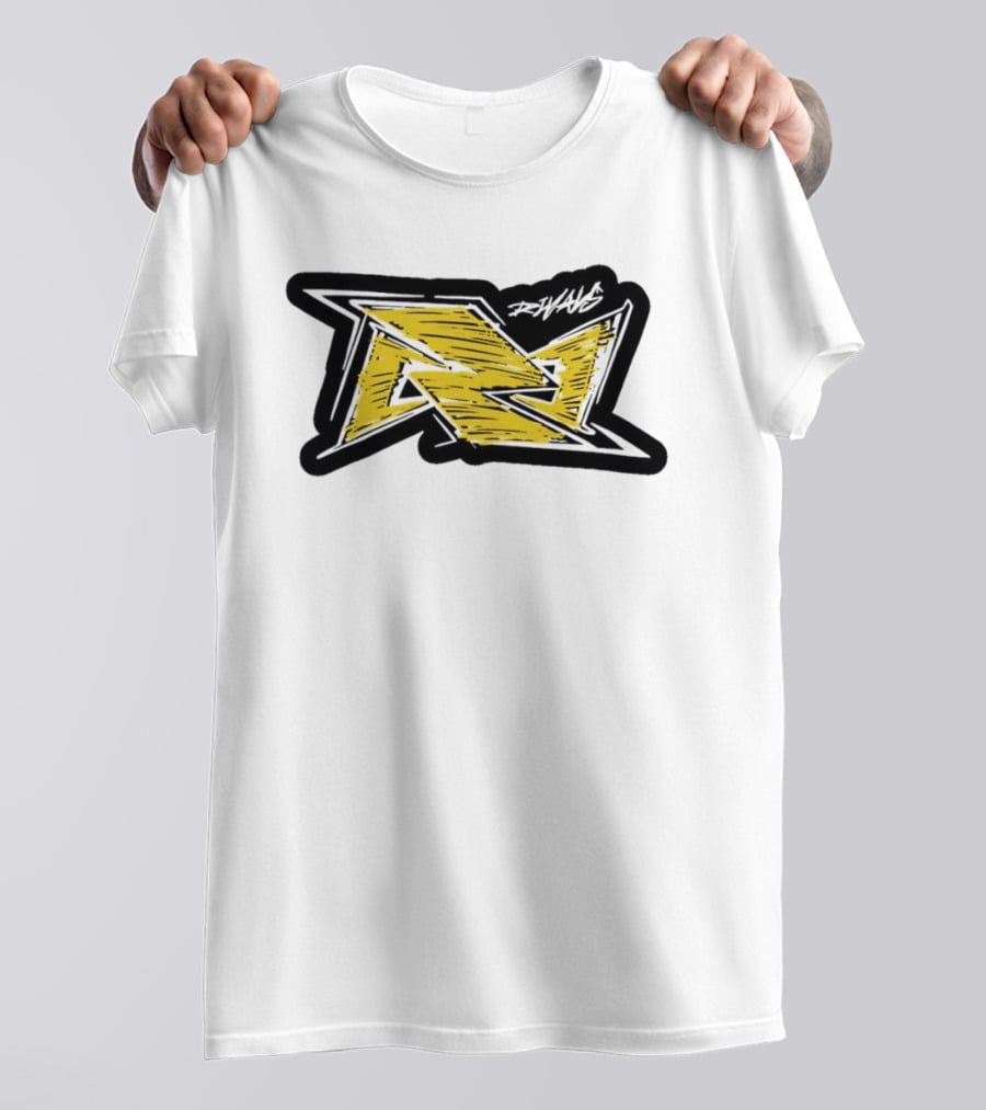 Rivals Scribble Yellow Black Riot Green Graffiti T-Shirt