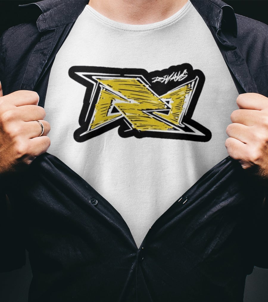 Rivals Scribble Yellow Black Riot Green Graffiti T-Shirt