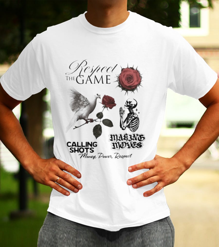 Respect The Game Calling Shots Always Power Thrasher House T-Shirt