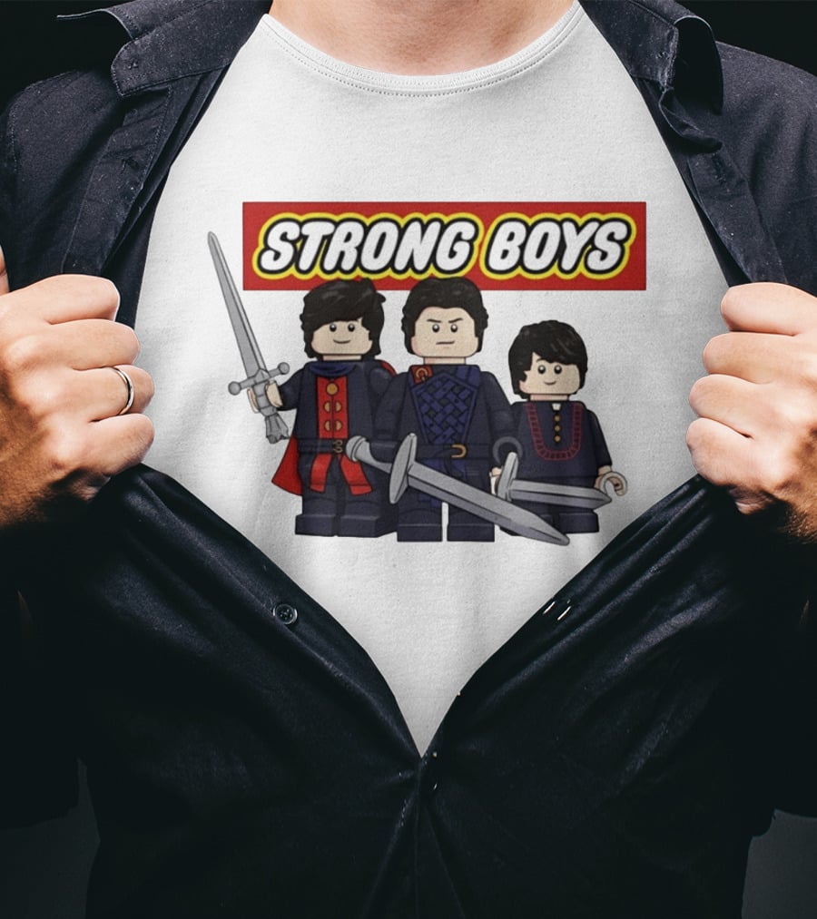 Strong Boys Lego Characters House Of The Dragon Fantasy Figures T-Shirt