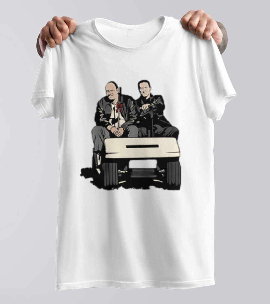 The Sopranos Tony Soprano Furio Giunta Riding Golf Cart Scene T-Shirt