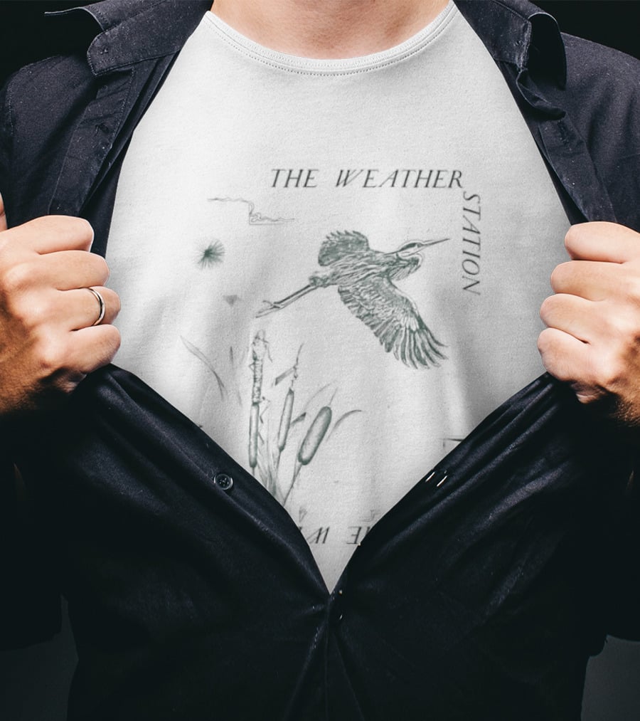 The Weather Station Heron Wild Peppler Hill T-Shirt