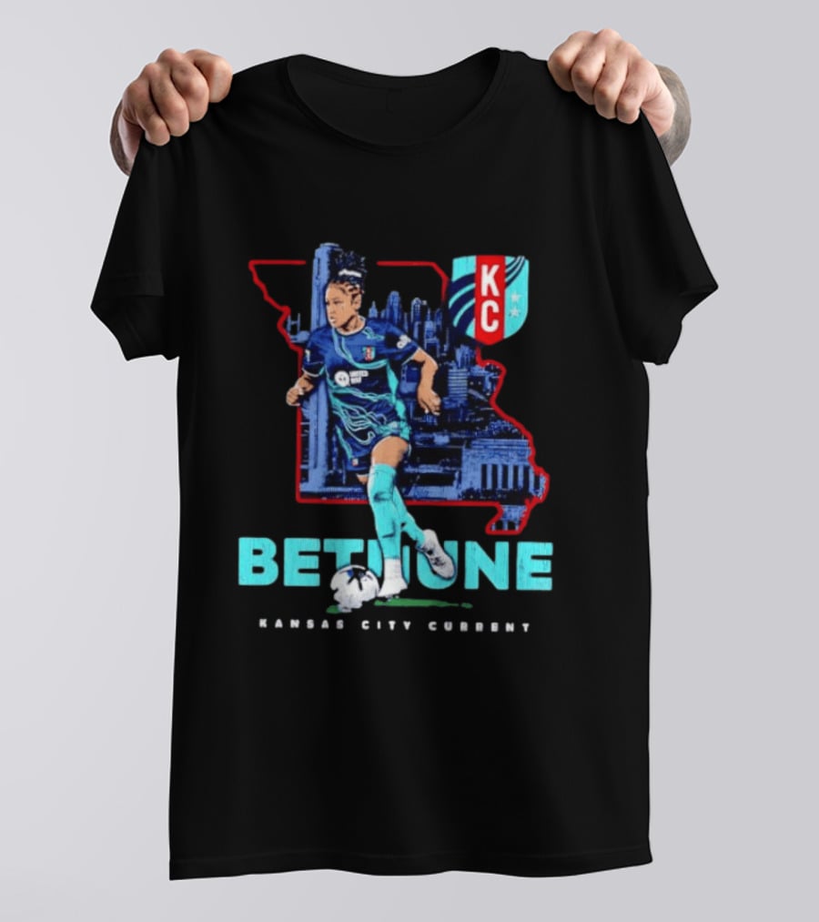 Croix Bethune Kansas City Current NWSL KC State T-Shirt