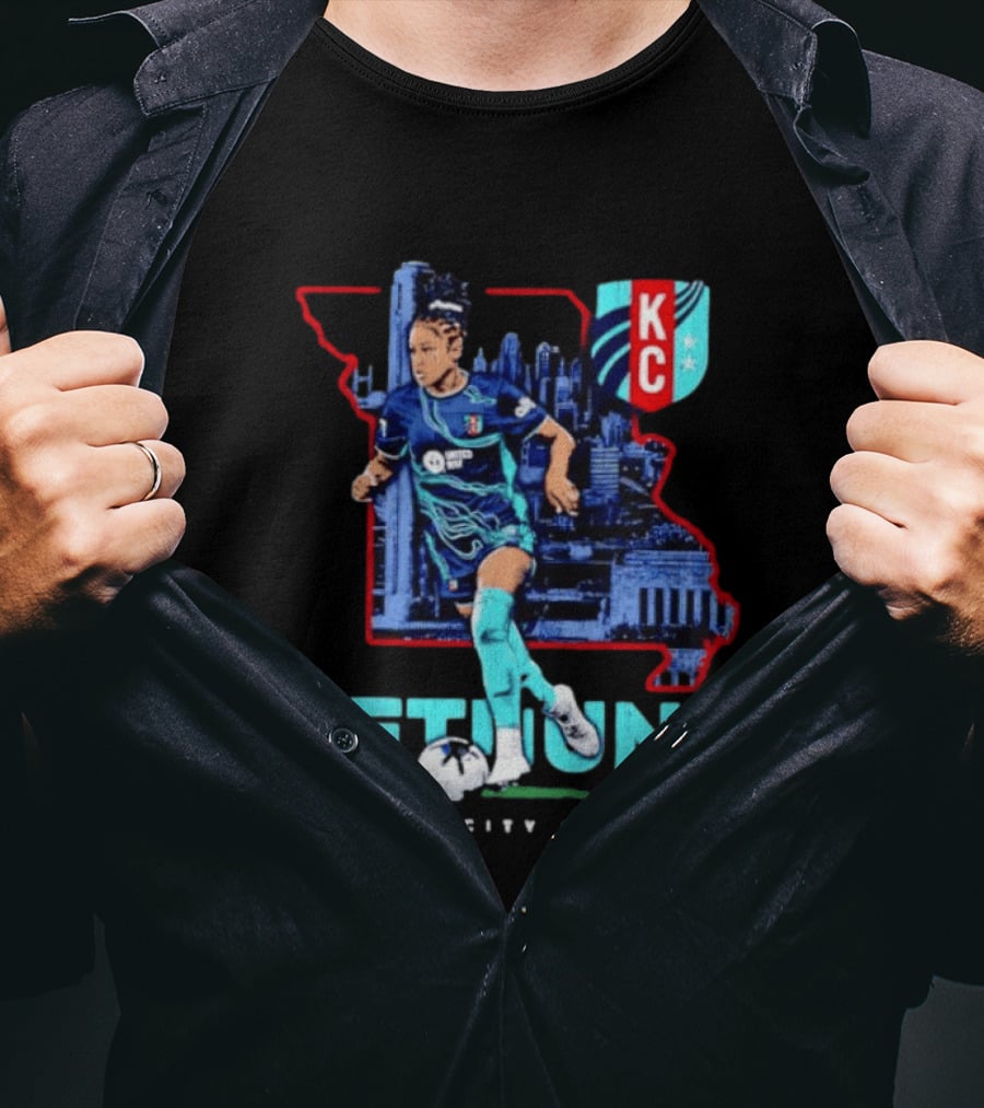 Croix Bethune Kansas City Current NWSL KC State T-Shirt