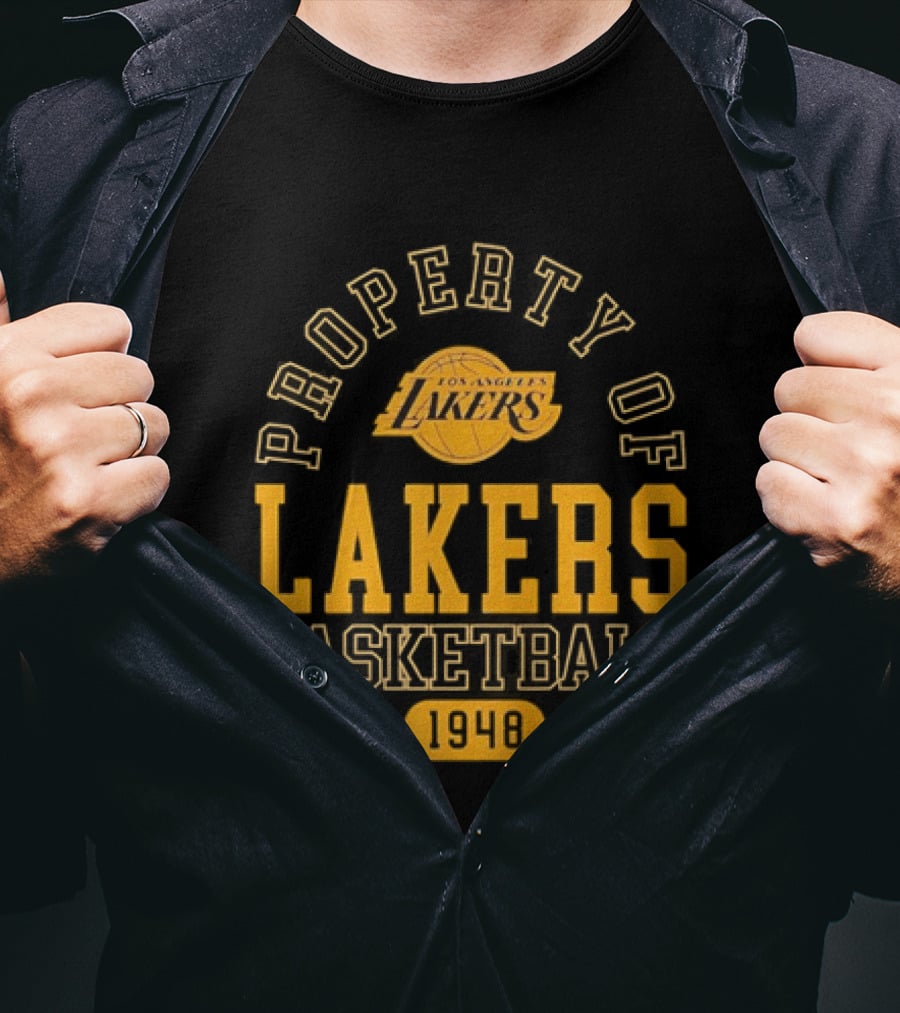 Property Of Los Angeles Lakers Basketball 1948 T-Shirt