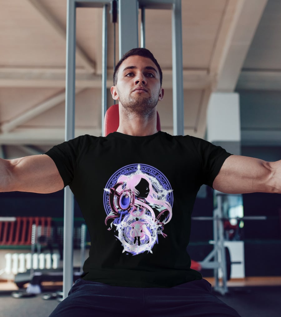 Frieren Beyond Journey's End Anime Character Art With Magical Circle T-Shirt