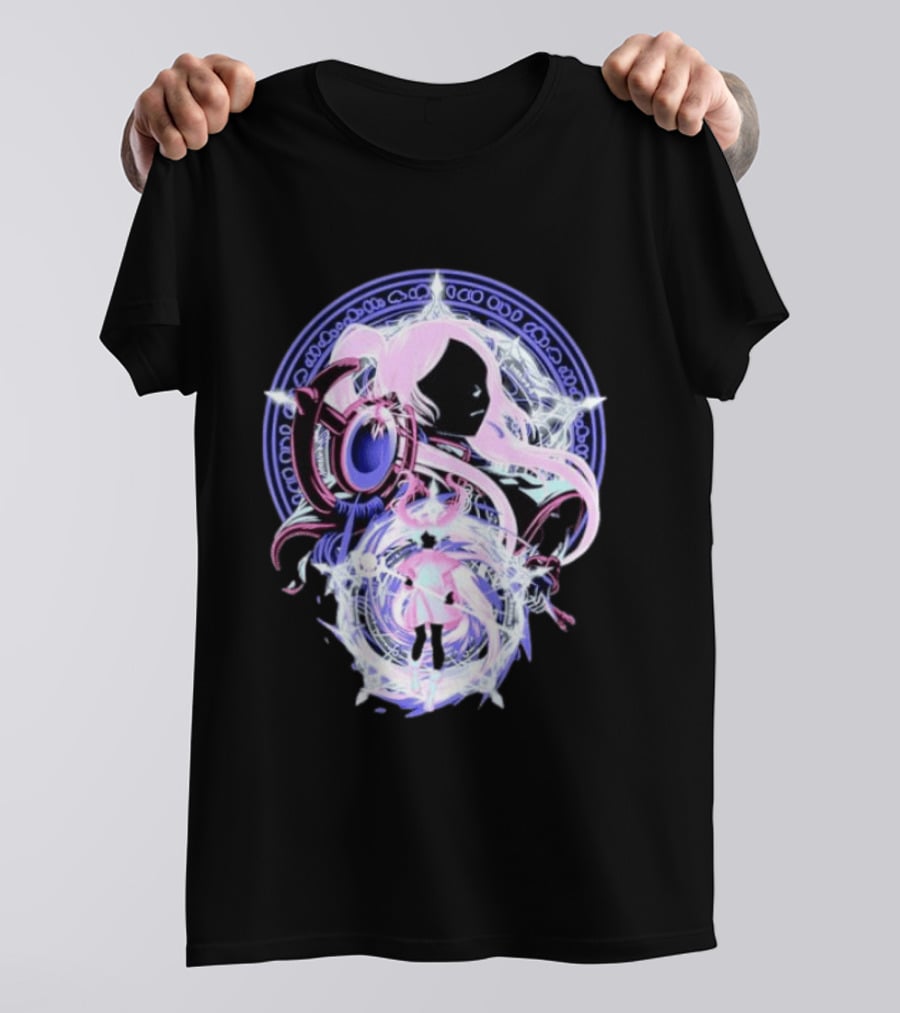 Frieren Beyond Journey's End Anime Character Art With Magical Circle T-Shirt