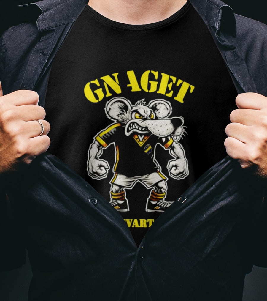 GNAGET AIK Vi Är Svarta Gula Sweden Football Fan Gear T-Shirt