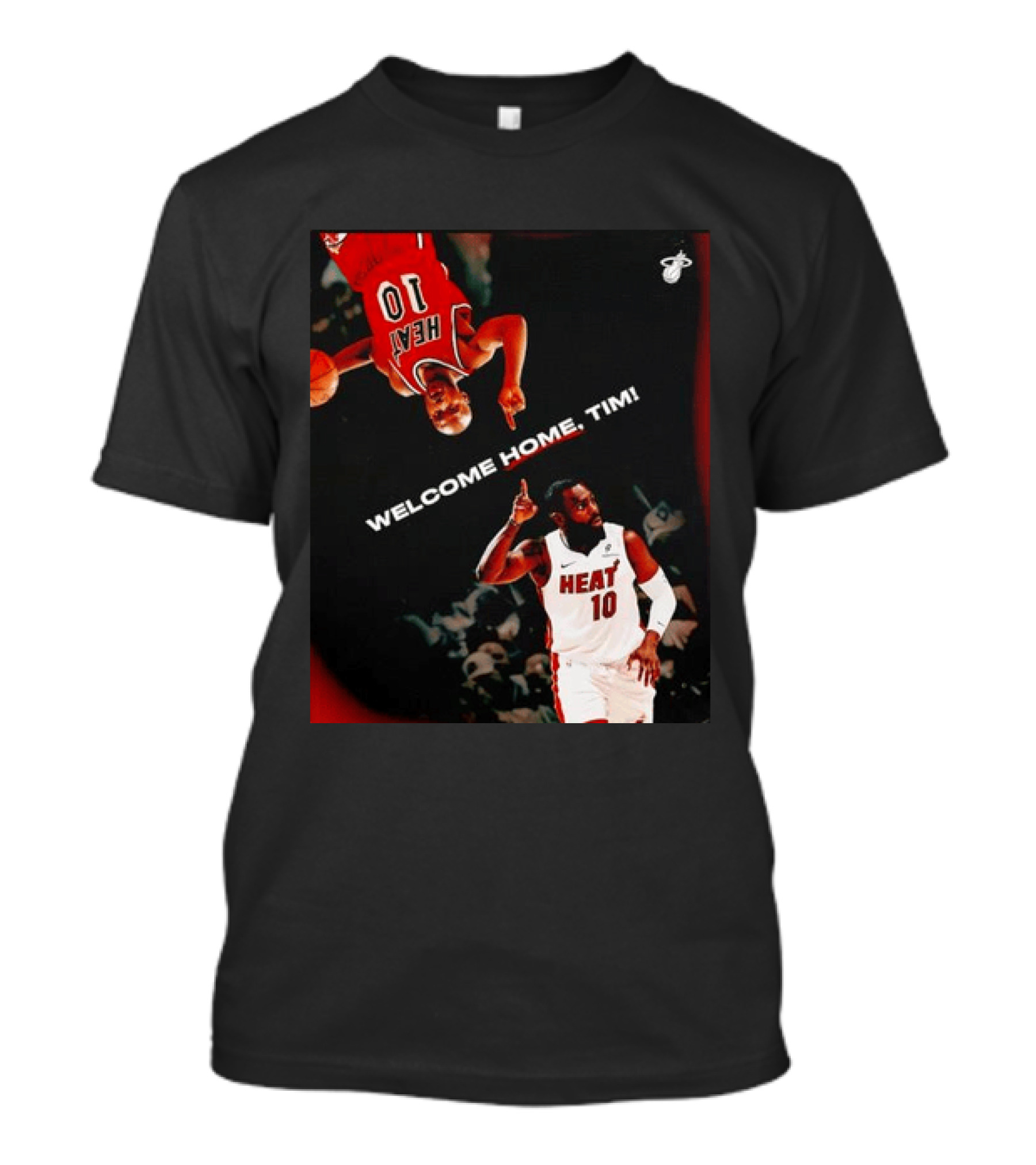 Tim Hardaway Miami Heat Welcome Home Timi 10 Basketball Legend T-Shirt