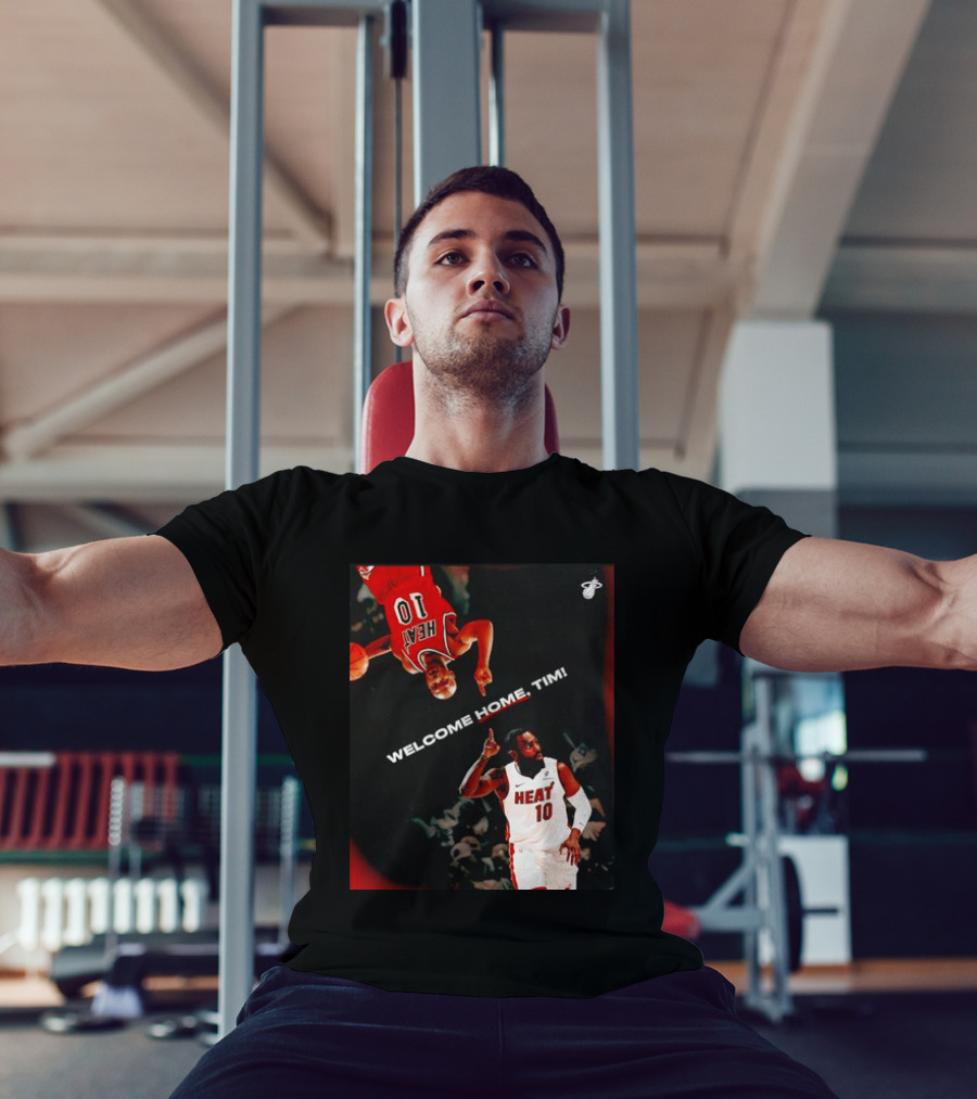 Tim Hardaway Miami Heat Welcome Home Timi 10 Basketball Legend T-Shirt