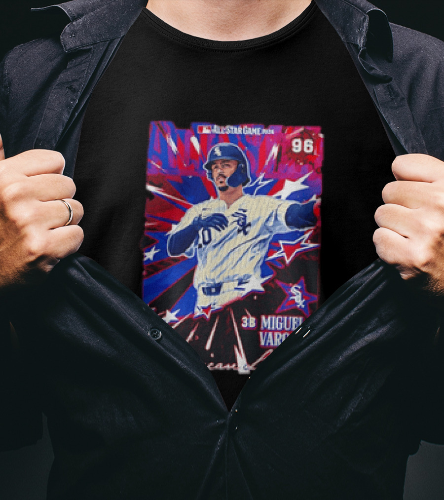MLB All Star Game 2026 Miguel Vargas Chicago White Sox 3B American League 96 T-Shirt