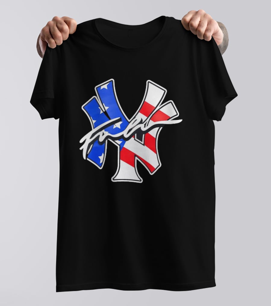MLB New York Yankees Stars And Stripes American Flag T-Shirt
