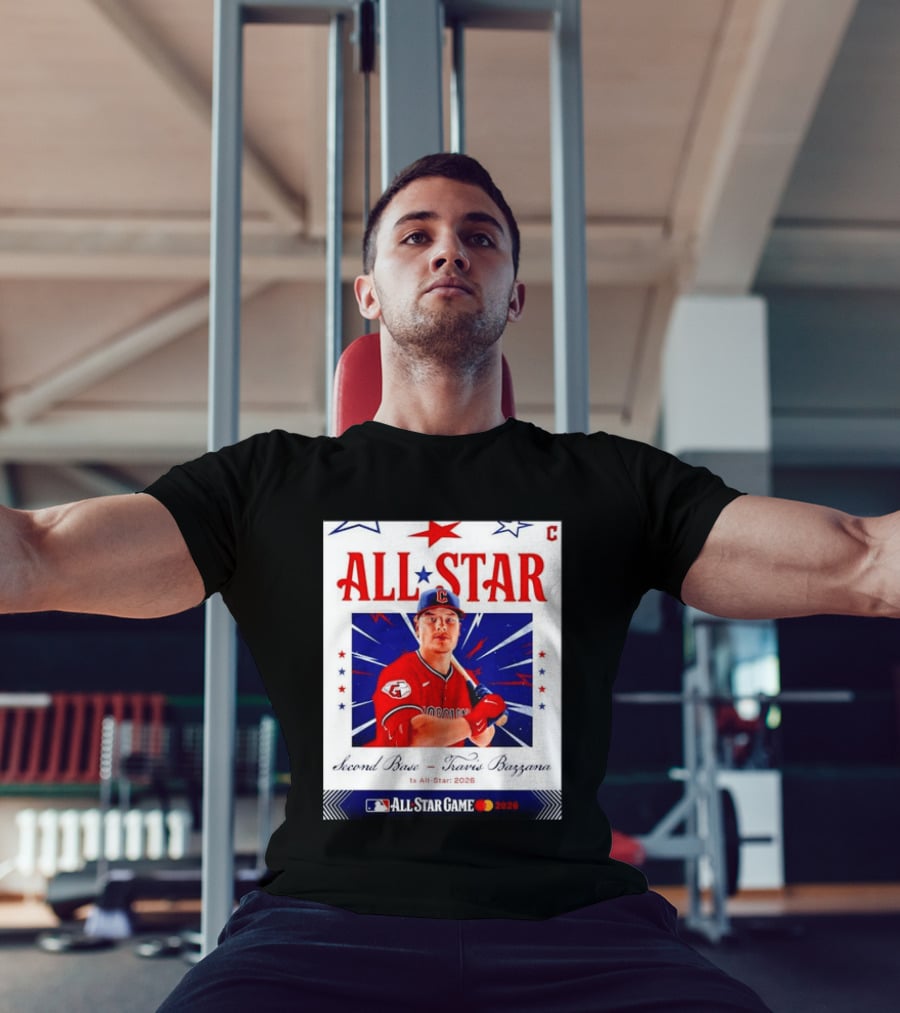 Travis Bazzana 2026 MLB All Star Game Second Base Player Card T-Shirt