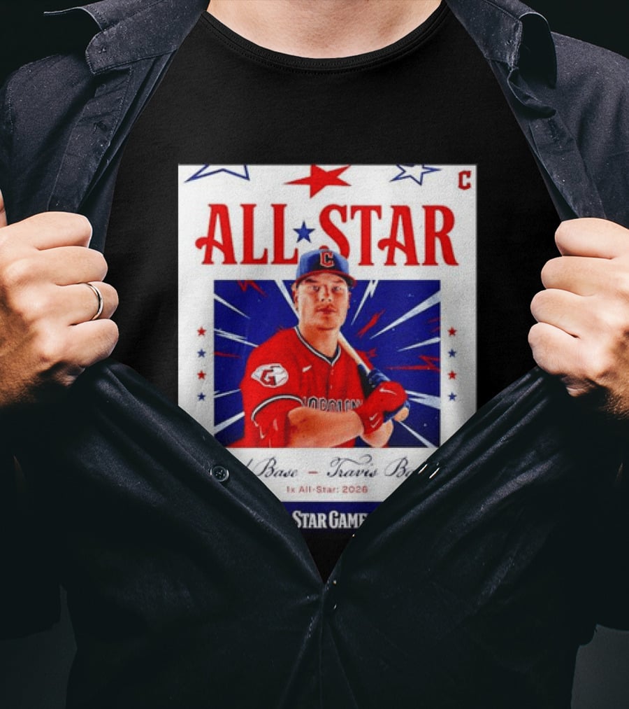 Travis Bazzana 2026 MLB All Star Game Second Base Player Card T-Shirt