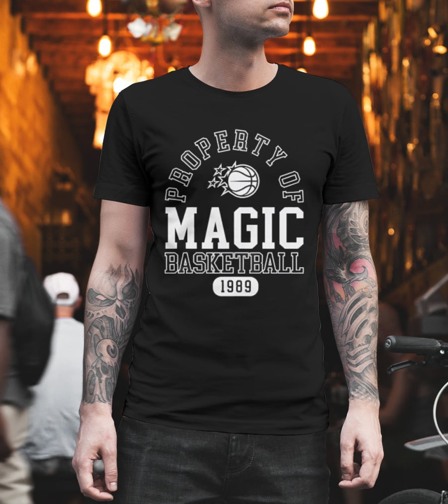 Magic Basketball 1989 Property Of Orlando Magic T-Shirt