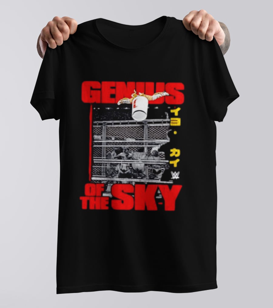 Genius Of The Sky Iyo Sky WWE Trash Can Flip T-Shirt