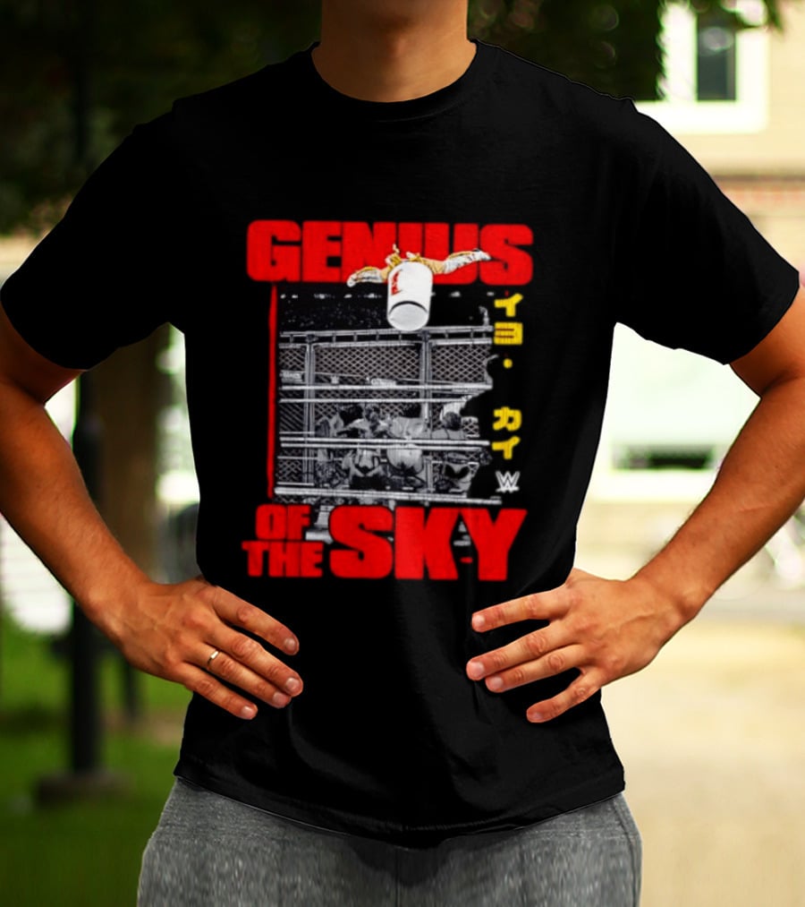 Genius Of The Sky Iyo Sky WWE Trash Can Flip T-Shirt