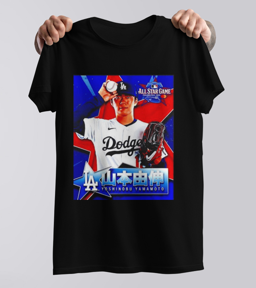 Los Angeles Dodgers Yoshinobu Yamamoto 2026 All Star Game Baseball T-Shirt