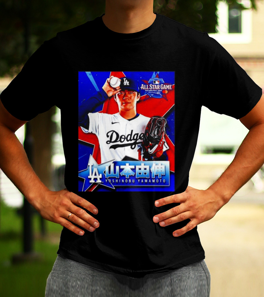 Los Angeles Dodgers Yoshinobu Yamamoto 2026 All Star Game Baseball T-Shirt