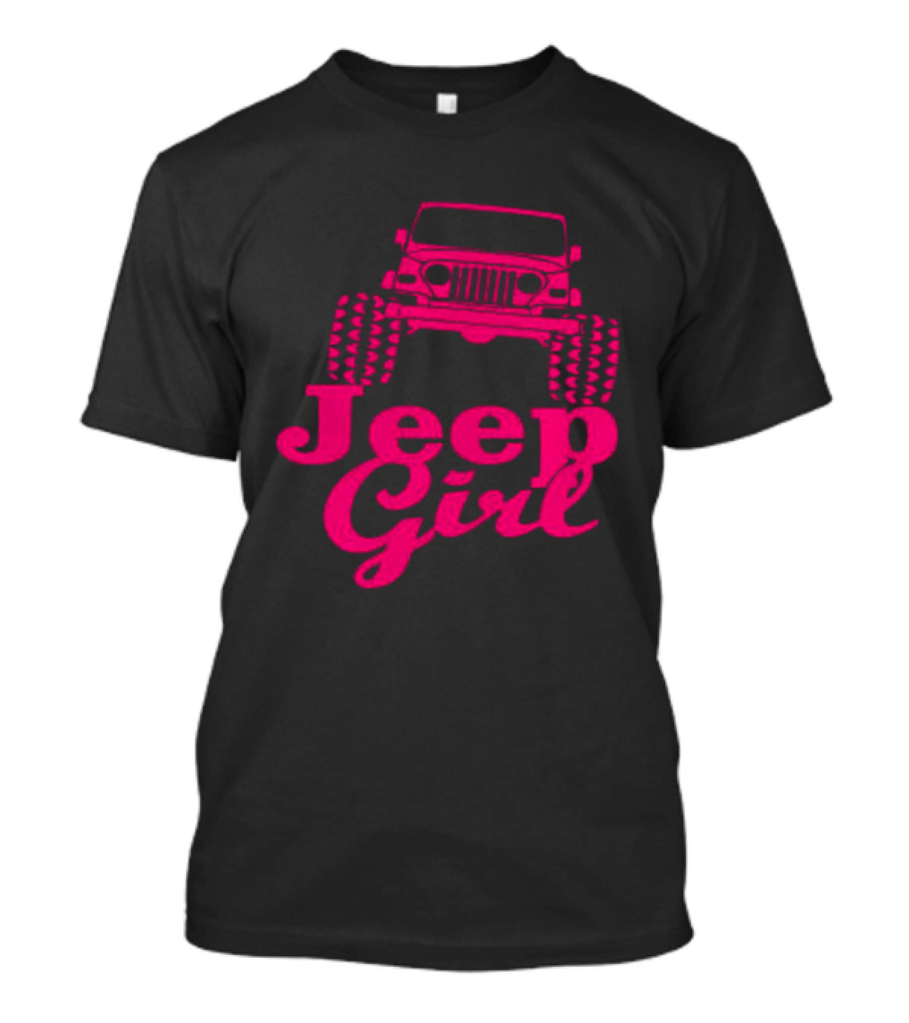 Jeep Girl Off Road Adventure Enthusiast Tire Tread T-Shirt