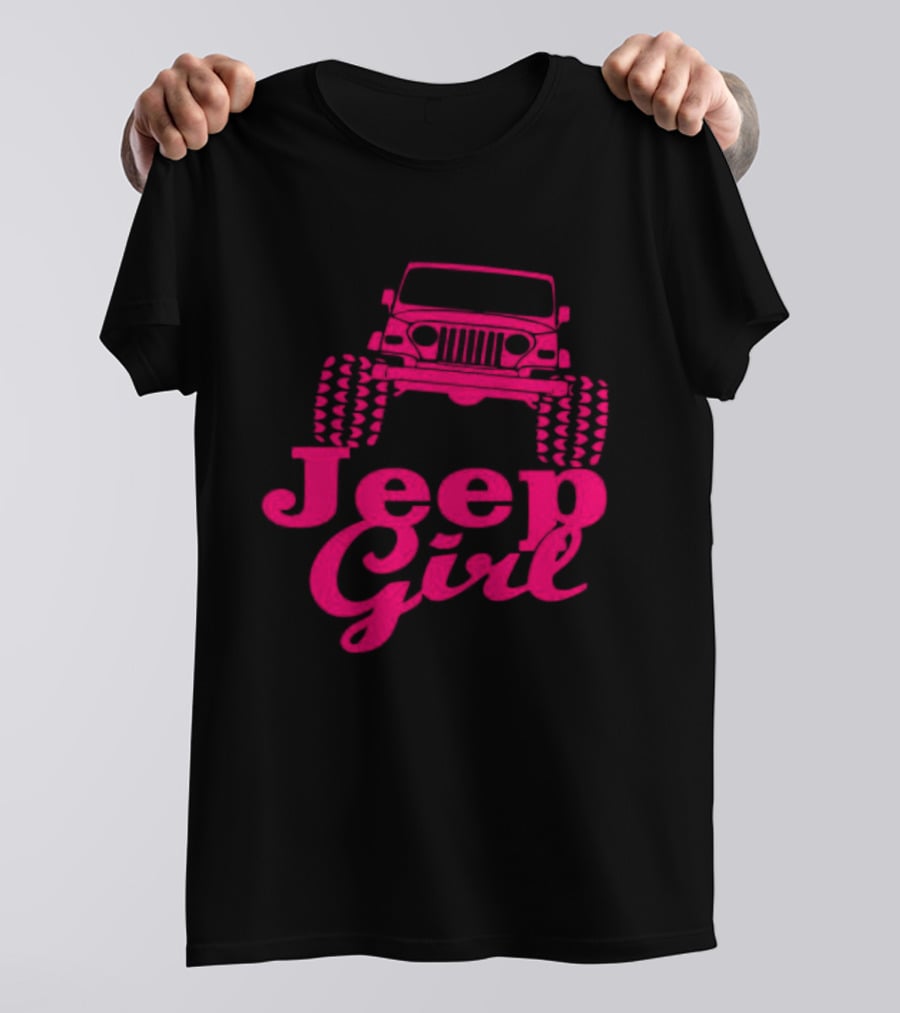 Jeep Girl Off Road Adventure Enthusiast Tire Tread T-Shirt