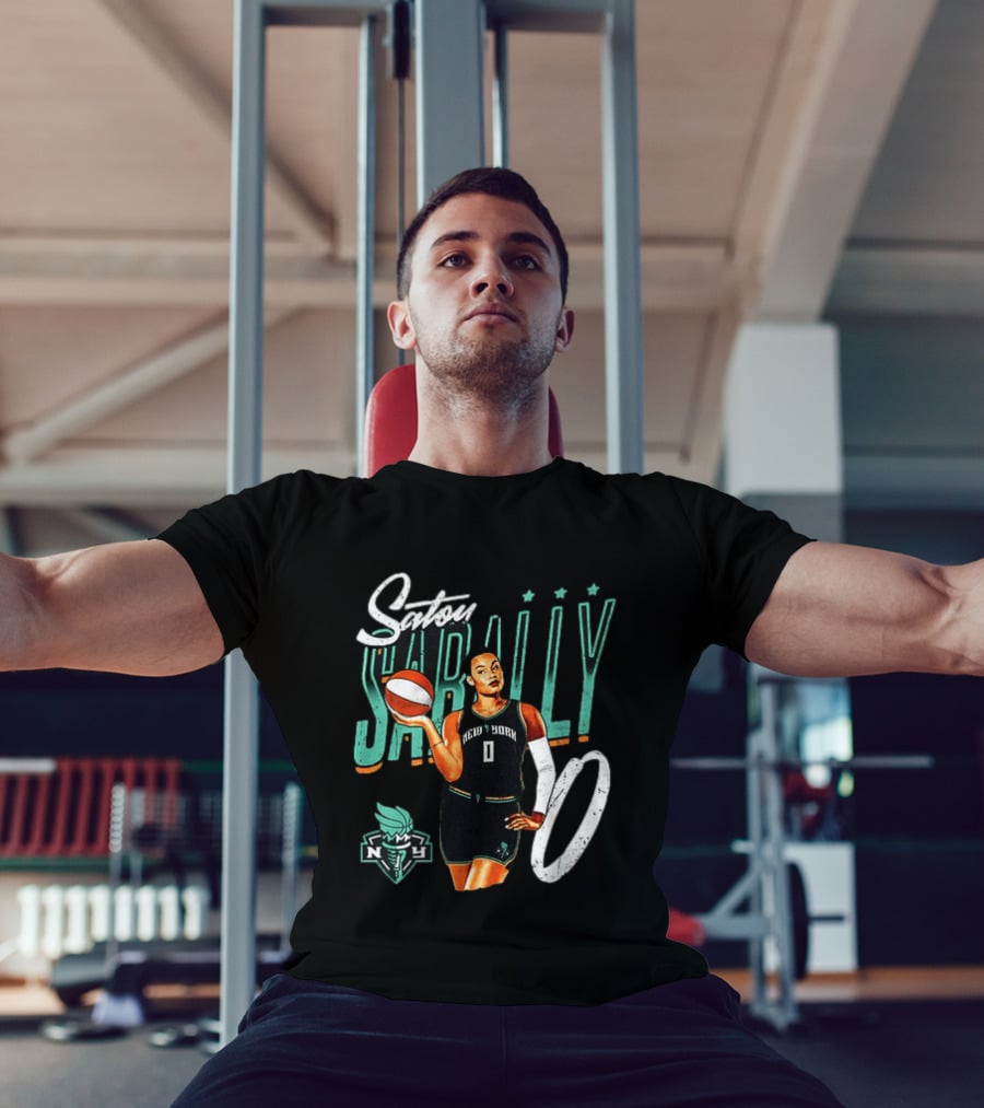 Satou Sabally New York Liberty Basketball 00 WNBA Player T-Shirt