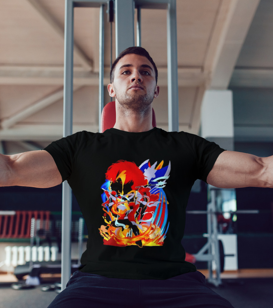 Stark Frieren Beyond Journey's End Anime Dynamic Colorful Scene T-Shirt