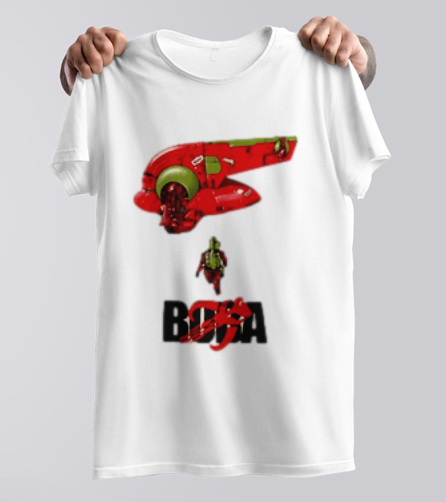 Bobakira Star Wars Boba Fett Mashup Slave I Spaceship And Armor T-Shirt