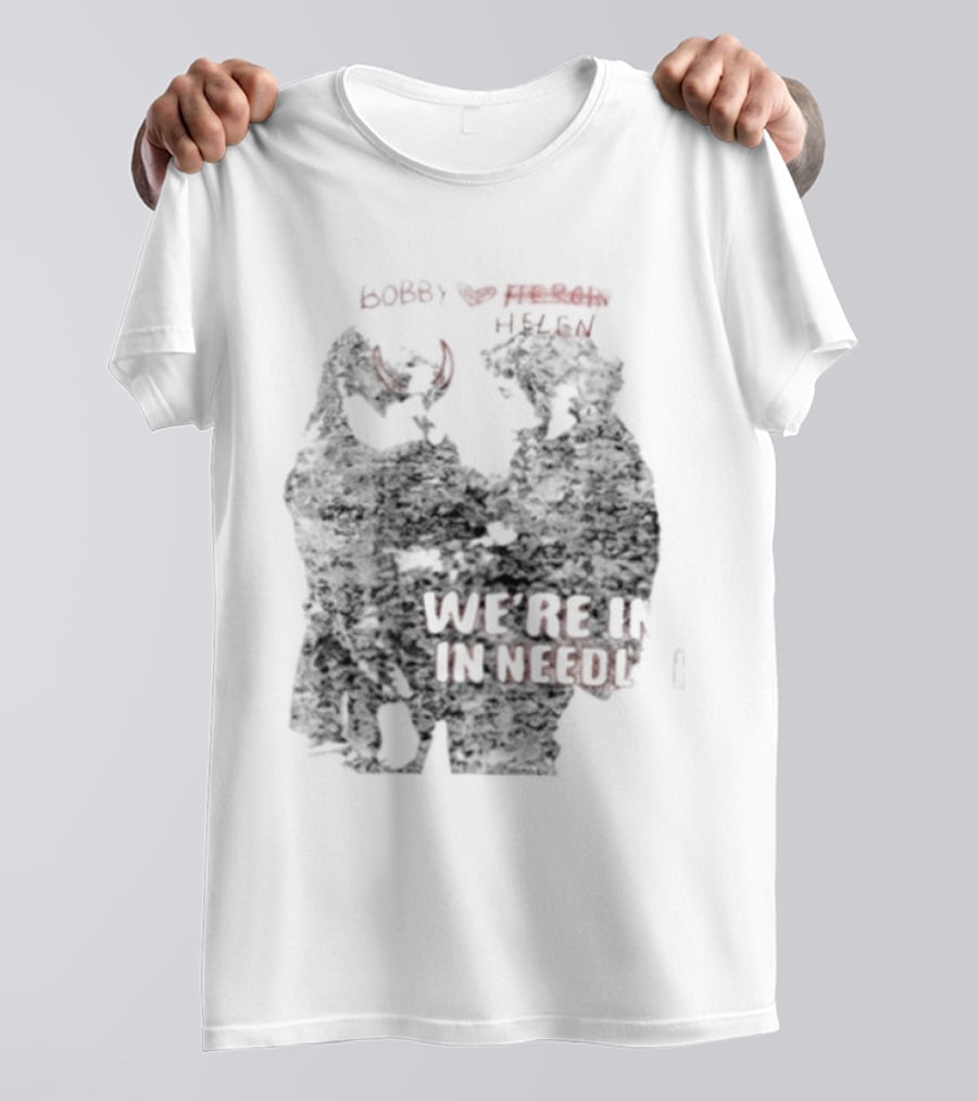 Bobby Helen We're In Love In Needle Park Freddie Frances Bootleg Devil Horns T-Shirt