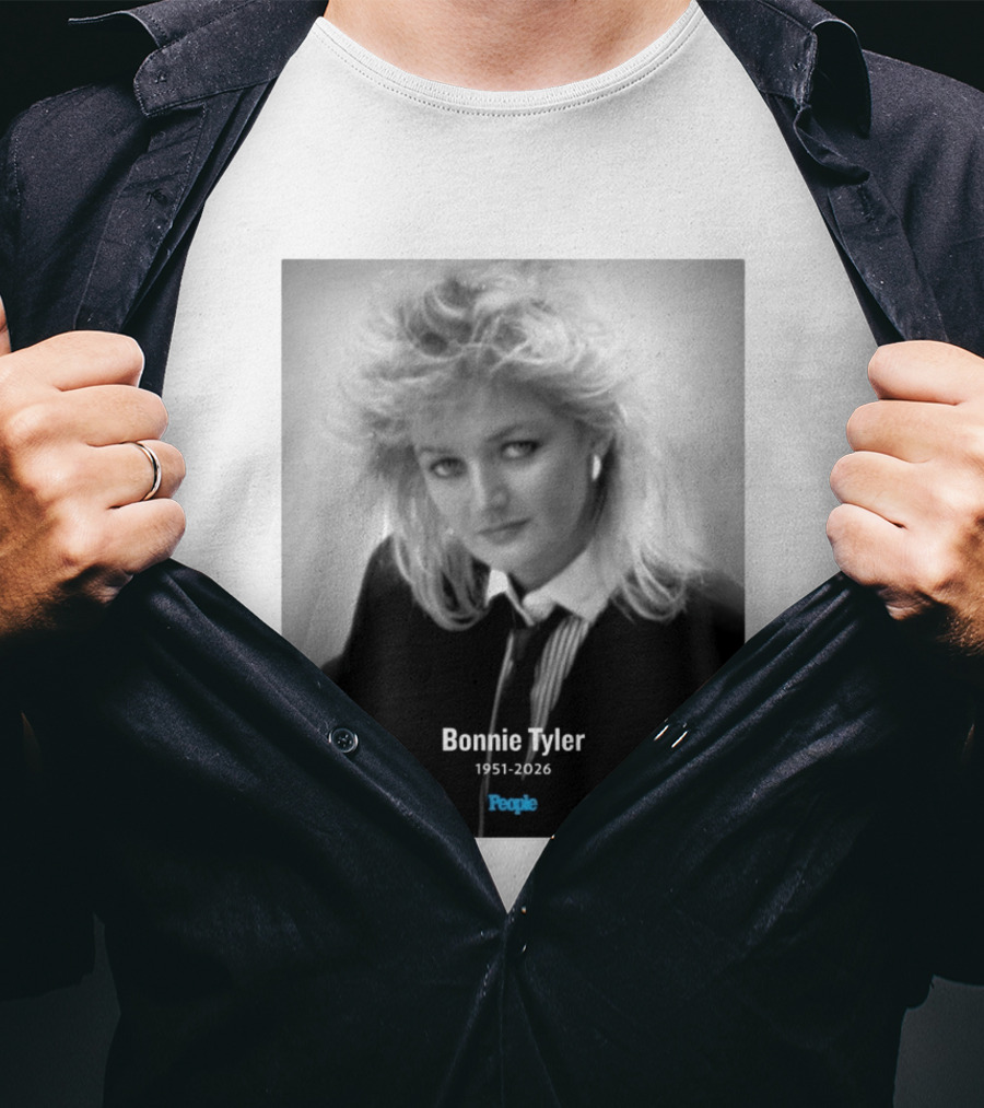 Bonnie Tyler 1951 2026 People Magazine T-Shirt