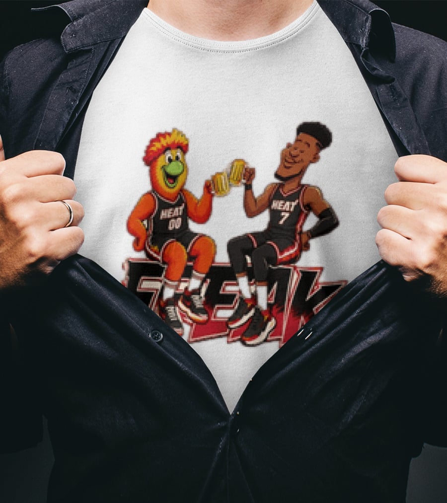 Cheers To The Freak Heat Giannis Burnie Miami T-Shirt