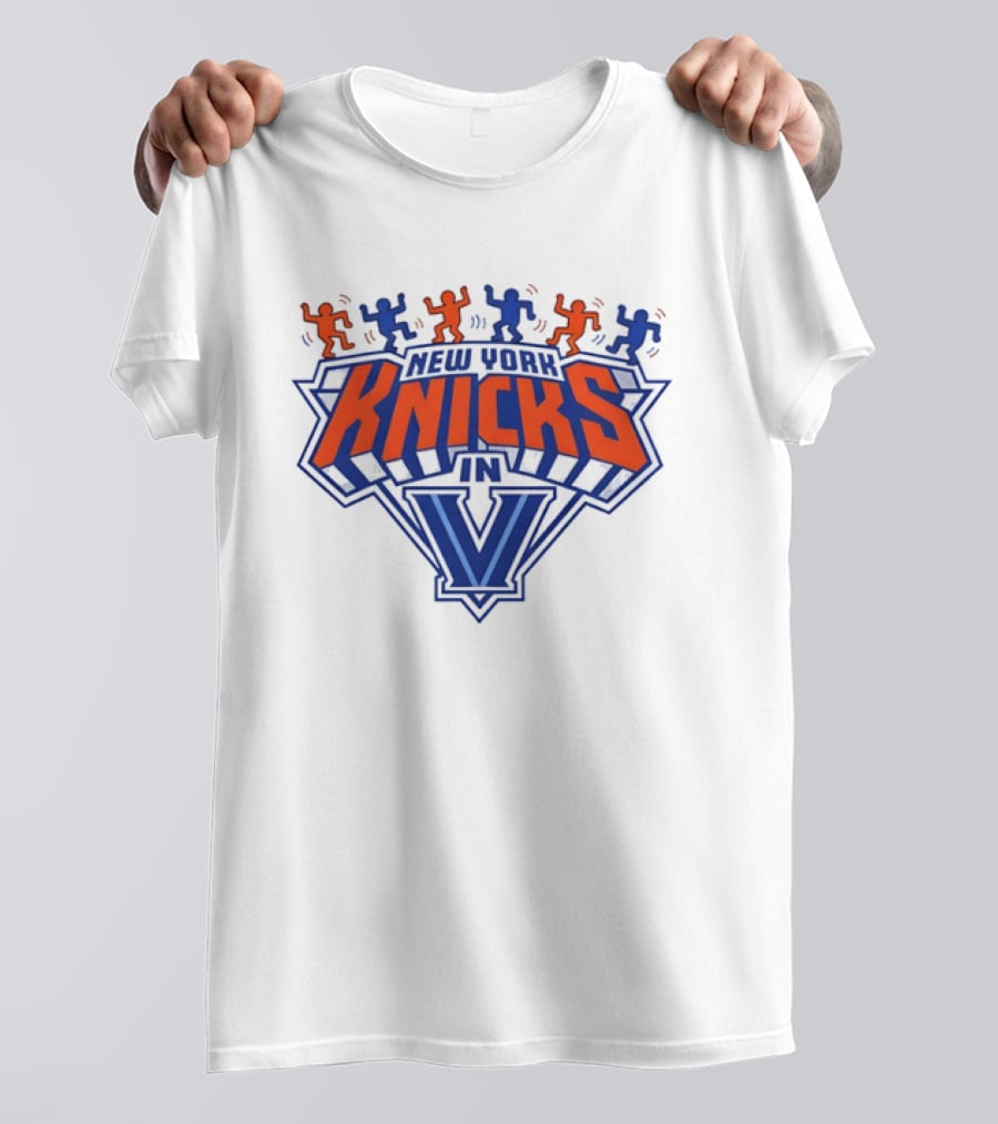 New York Knicks Vs Villanova 2026 Basketball Game Event T-Shirt