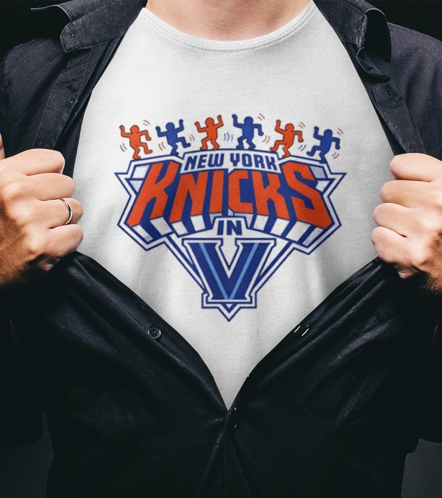 New York Knicks Vs Villanova 2026 Basketball Game Event T-Shirt