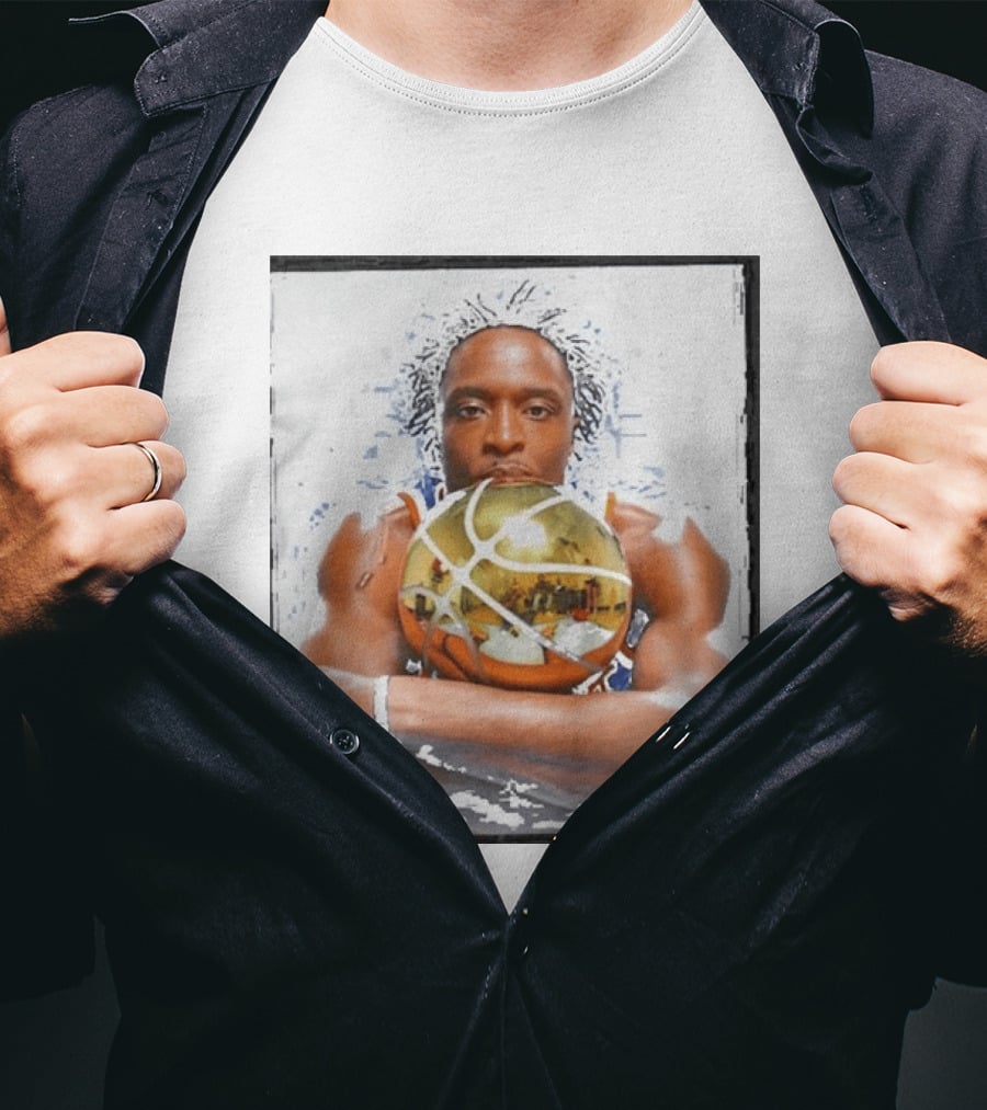 OG Anunoby Basketball Reflection Artistic Slam Magazine Photoshoot T-Shirt
