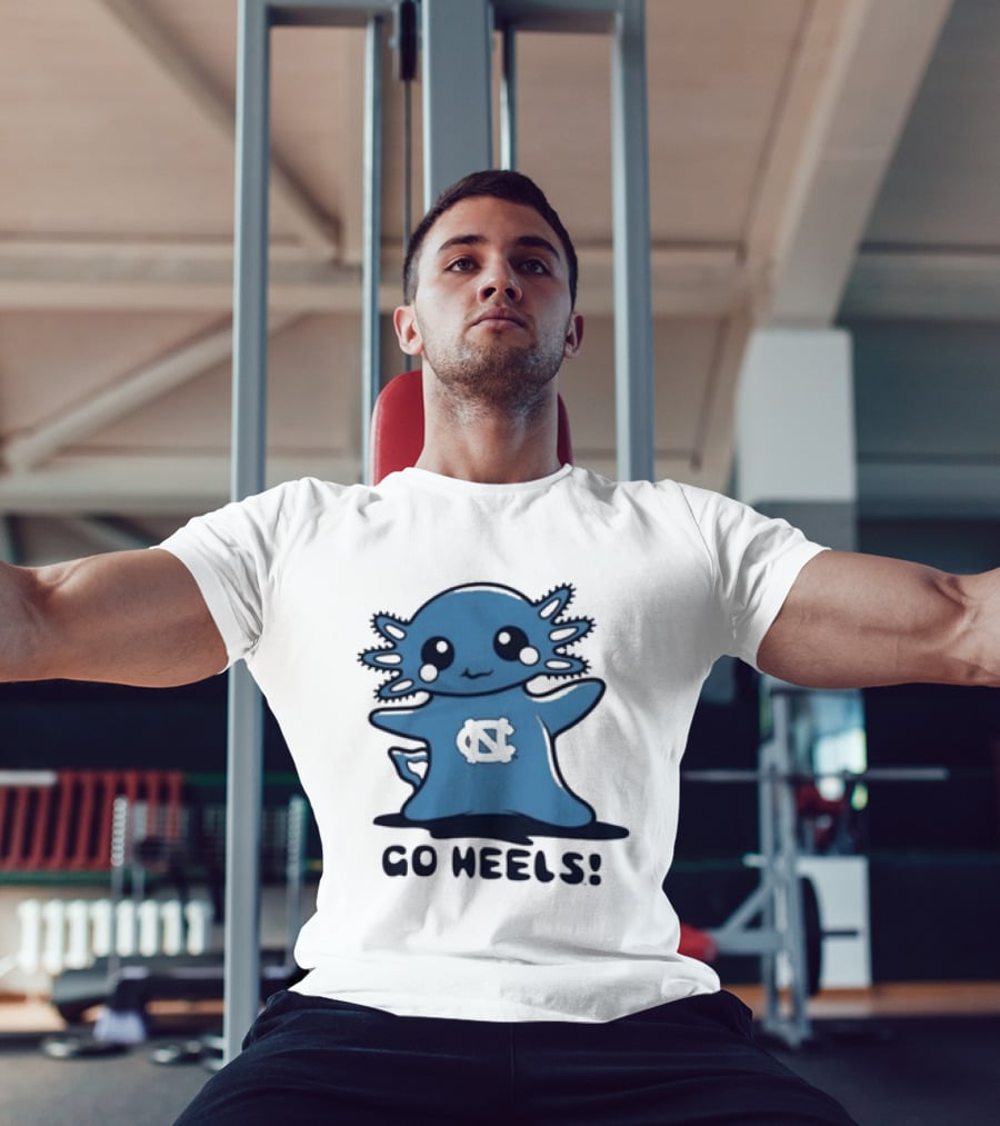 UNC Axolotl Go Heels Cute College Sports T-Shirt