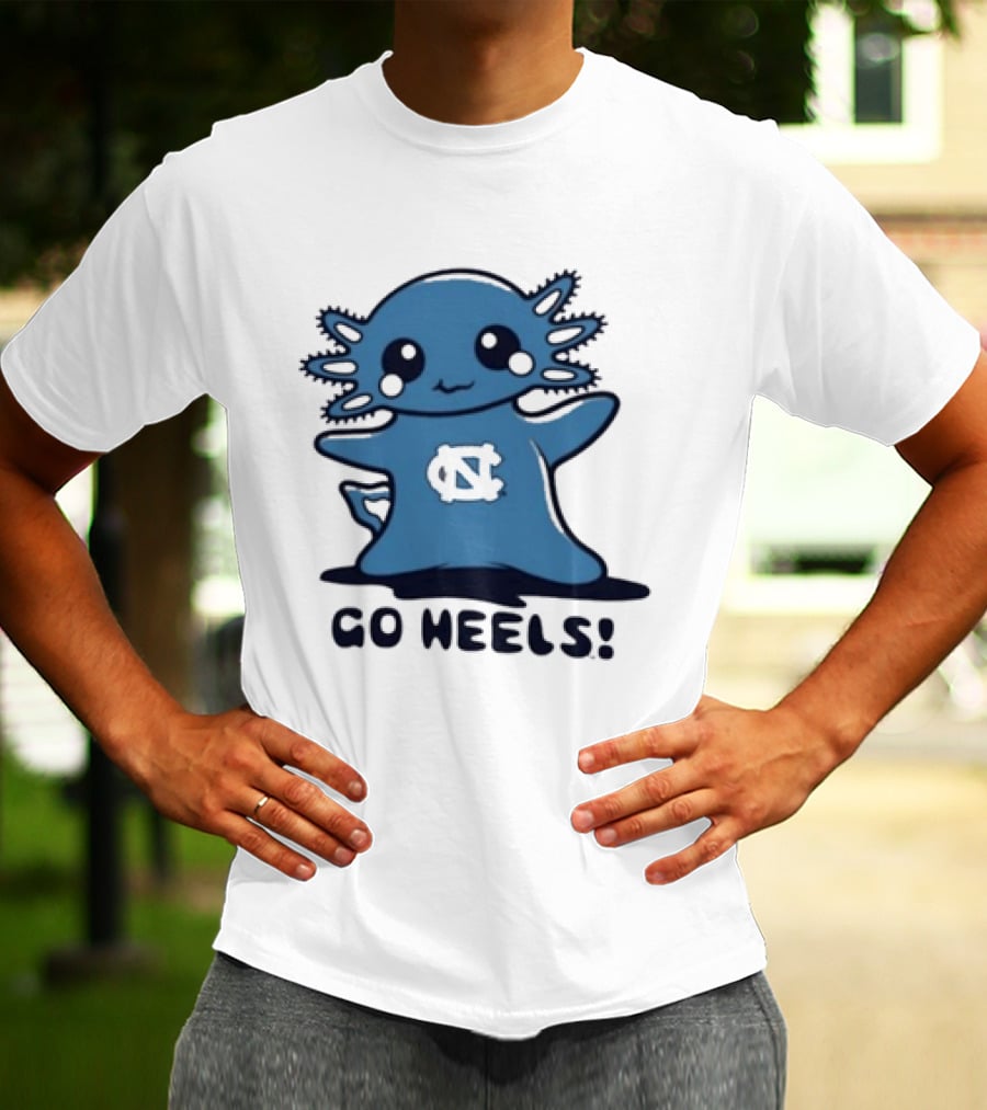 UNC Axolotl Go Heels Cute College Sports T-Shirt