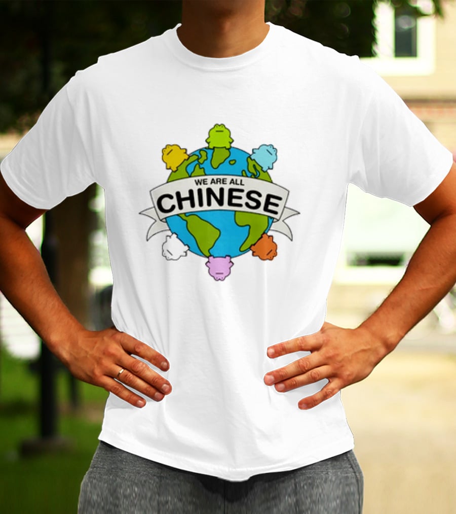 We Are All Chinese Frog Earth Globe Diversity T-Shirt