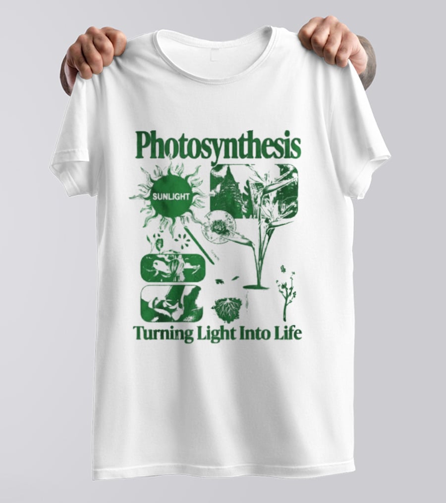 Photosynthesis Turning Light Into Life Science Botanical Diagrams T-Shirt