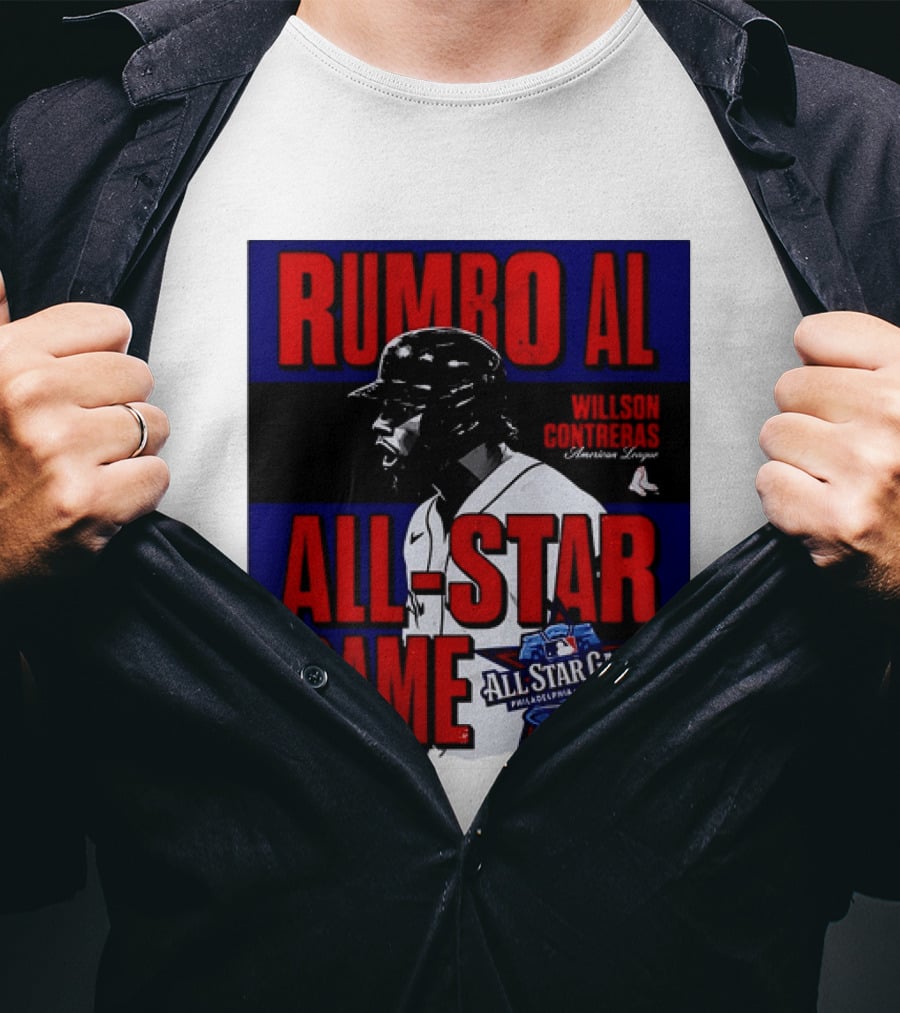 Rumbo AL All Star Game 2026 Willson Contreras Boston Red Sox Philadelphia T-Shirt